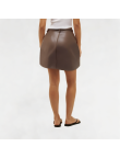 Fashionable And Versatile Pu Leather Skirt