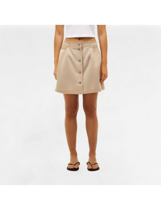 Casual High Waist Splicing A-Line Skirt Casual High Waist Splicing A-Line Skirt
