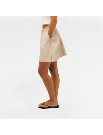 Casual High Waist Splicing A-Line Skirt Casual High Waist Splicing A-Line Skirt