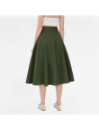 Solid Color Casual Big Bow Skirt