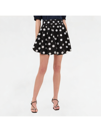 Women's Versatile Polka Dot Pleated Skirt Women's Versatile Polka Dot Pleated Skirt