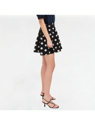 Women's Versatile Polka Dot Pleated Skirt Women's Versatile Polka Dot Pleated Skirt