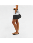 Lace splicing A-line skirt
