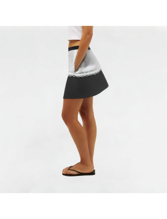 Lace splicing A-line skirt Lace splicing A-line skirt