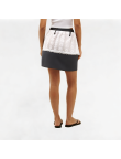 Lace splicing A-line skirt