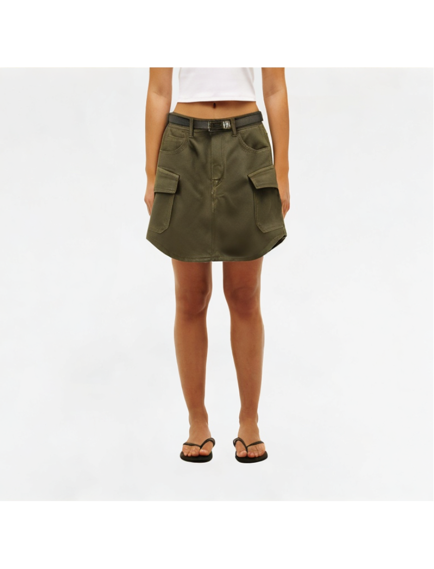High-Waisted Slimming Workwear Skirt