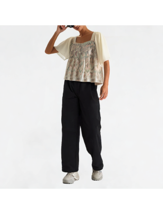 Chiffon Floral Short Sleeves Chiffon Floral Short Sleeves