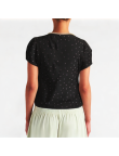 Lace V-Neck Short Sleeves