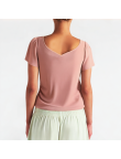 Fake Two-Piece Layered Sling Short Sleeves