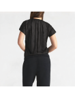 Hollow Three-Dimensional Bow Shoulder Short Sleeves