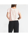 Floral Puff Sleeve Short-Sleeved Top