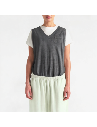 Fake Two-Piece Short Sleeves For Spring And Summer Fake Two-Piece Short Sleeves For Spring And Summer