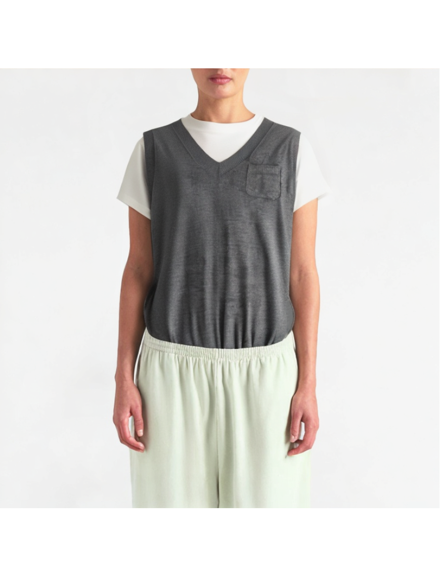 Fake Two-Piece Short Sleeves For Spring And Summer
