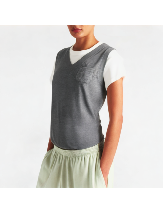 Fake Two-Piece Short Sleeves For Spring And Summer Fake Two-Piece Short Sleeves For Spring And Summer