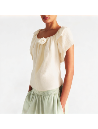 Puff Sleeve Loose Short Sleeve Puff Sleeve Loose Short Sleeve
